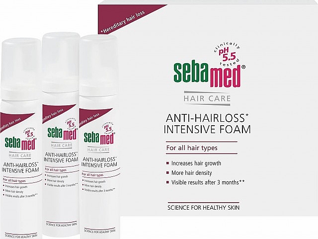 Set - Sebamed Anti-Hairloss (h/foam/3x70ml) — Bild N1
