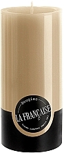 Düfte, Parfümerie und Kosmetik Kerze Zylinder Durchmesser 7 cm Höhe 15 cm - Bougies La Francaise Cylindre Candle Taupe