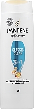 Haarshampoo - Pantene Pro-V Classic Clean Shampoo + Condioner + Treatment — Bild N1