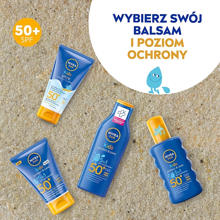 Feuchtigkeitsspendendes Sonnenschutzspray für Kinder SPF 50+ - NIVEA Sun Kids Moisturising Spray SPF 50+ — Bild N10