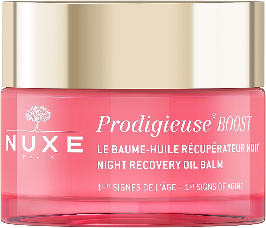 Ölbalsam für das Gesicht mit Antioxidanskomplex mit Jasminblüten - Nuxe Creme Prodigieuse Boost Night Recovery Oil Balm