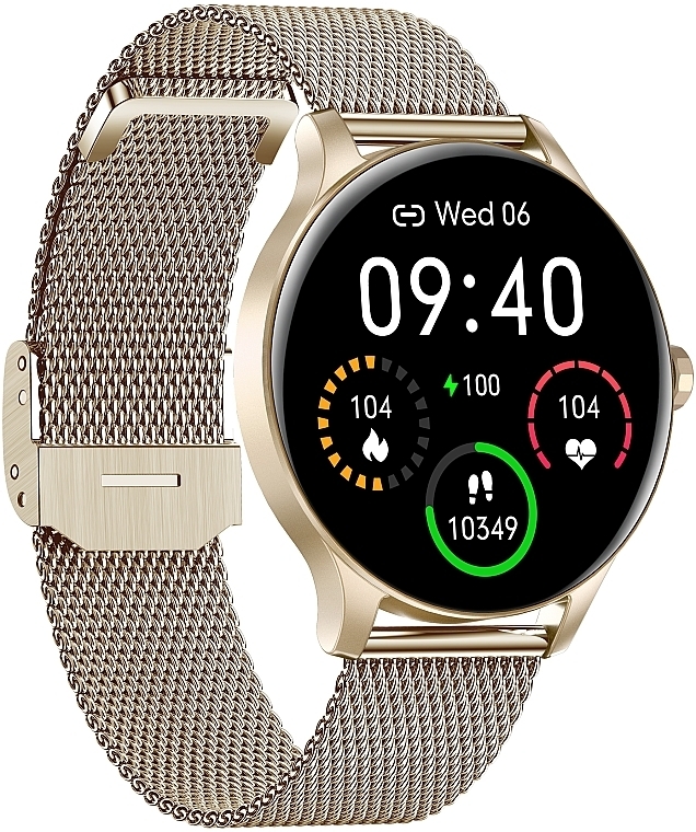 Smartwatch golden - Garett Smartwatch Classy  — Bild N4