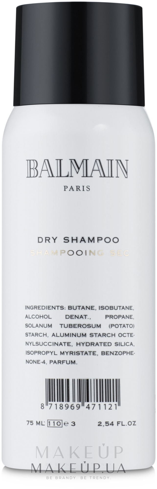Trockenshampoo mit Arganöl und Seidenprotein - Balmain Paris Hair Couture — Bild 75 ml
