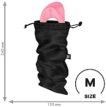 Aufbewahrungstasche für erotisches Spielzeug schwarz Size M - Satisfyer Treasure Bag Black — Bild N2