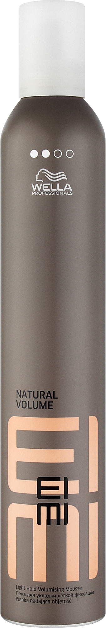 Volumen-Haarmousse für leichten Halt - Wella Professionals EIMI Styling Natural Volume — Bild 500 ml