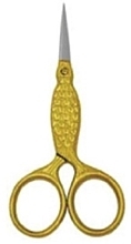 Maniküre-Schere - Accuram Instruments Half Gold Fancy Fish Scissor Str 9cm — Bild N2