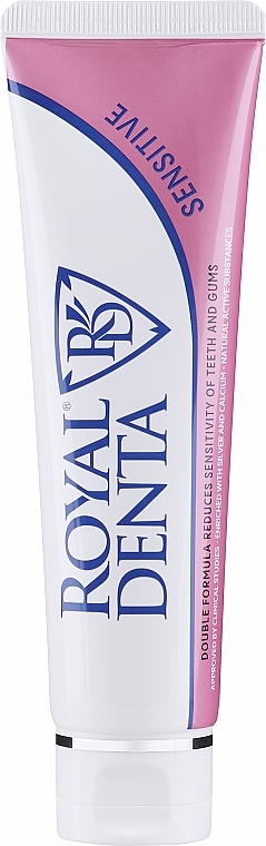 Zahnpasta mit Silberpartikeln - Royal Denta Sensitive Silver Technology Toothpaste — Bild N1