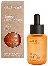 Düfte, Parfümerie und Kosmetik Glättendes Gesichtsserum Papaya und Hyaluron - Apricot Smooth Skin Serum Yippie Yaya Papaya