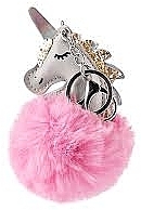 Schlüsselanhänger Flauschiges Einhorn rosa - Martinelia Keychain Unicorn Puff — Bild N1