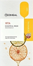Düfte, Parfümerie und Kosmetik Tuchmaske für das Gesicht mit aufhellender Wirkung - Mediheal Vita Essential Mask
