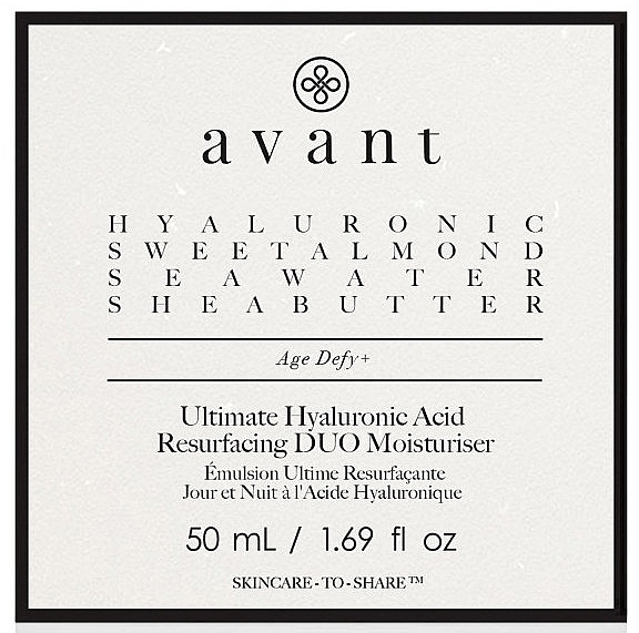 Erneuernde Anti-Aging-Gesichtscreme - Avant Ultimate Hyaluronic Acid Resurfacing DUO Moisturiser — Bild N3