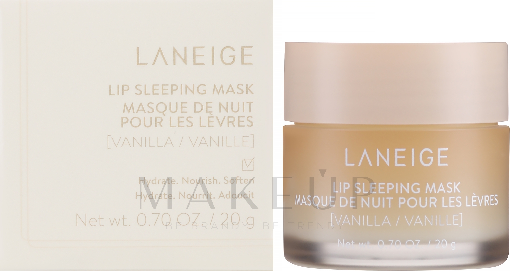 Intensiv regenerierende Lippenmaske für die Nacht mit Vanille - Laneige Sleeping Care Lip Sleeping Mask Vanilla — Foto 20 g