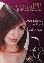 Cremefarbenes Haarfärbemittel ohne Ammoniak - Linea Italiana Coral Up Crema Colorante — Bild N2