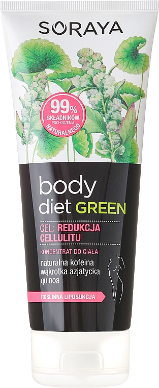 Anti-Cellulite Körperkonzentrat mit natürlichem Koffein und Quinoa - Soraya Body Diet Green