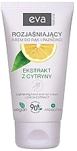 Düfte, Parfümerie und Kosmetik Creme für Hände und Nägel mit Zitronenextrakt - Eva Natura