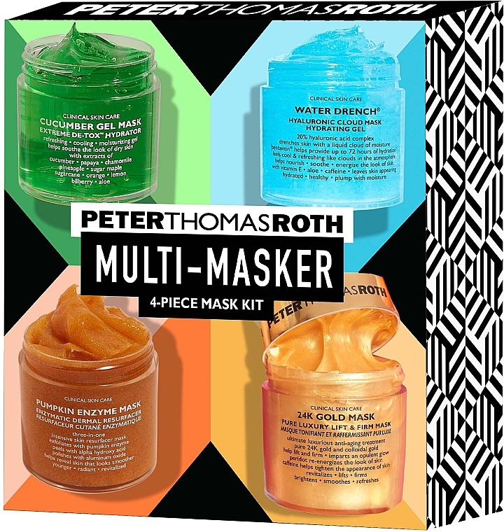 Gesichtsmasken-Set - Peter Thomas Roth Multi-Masker 4-Piece Mask Kit (mask/4x50ml) — Bild N1