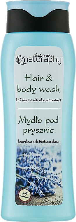 Duschgel für Haar und Körper Lavendel & Aloe Vera - Naturaphy — Bild N1