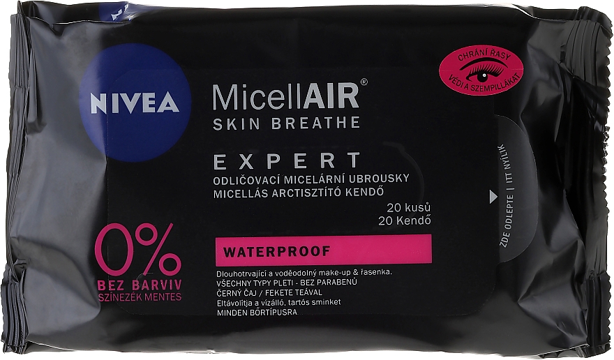 Make-up-Entfernungstücher mit Mizellen-Technologie 20 St. - NIVEA MicellAIR Expert Micellar Makeup Remover Wipes — Bild N4