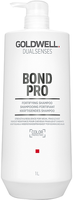 Stärkendes Shampoo mit Schwarzweidenextrakt für dünnes und sprödes Haar - Goldwell DualSenses Bond Pro Fortifying Shampoo — Bild N3