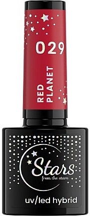 Hybrid-Nagellack - Stars from The Stars Red Planet UV/LED Hybrid — Bild N1