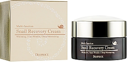 Düfte, Parfümerie und Kosmetik Aufhellende und feuchtigkeitsspendende Anti-Falten Gesichtscreme mit Schneckenmucin - Deoproce Snail Recovery Cream