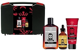 Set - Aurora Men Barber Shop Musk & Patchouli Set (Shampoo 300ml + After Shave Balsam 100ml + Bartöl 60ml + Box 1 St.) — Bild N1
