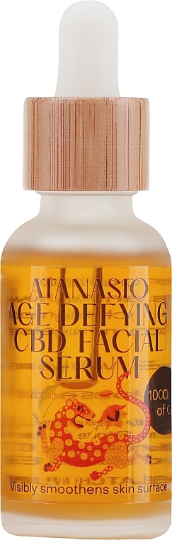 Straffendes Anti-Aging Gesichtsserum mit Vitamin C, E und Antioxidantien - In The Wild Atanasio Age Defying CBD Facial Serum — Bild N1