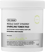 Glättende Gesichtspads  - VT Cosmetics Reedle Shot Synergy Sparkling Toner Pad  — Bild N2