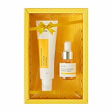 Düfte, Parfümerie und Kosmetik Gesichtspflegeset - iUNIK Propolis Vitamin Eye Cream Set (Augencreme 30ml + Gesichtsserum 15ml)