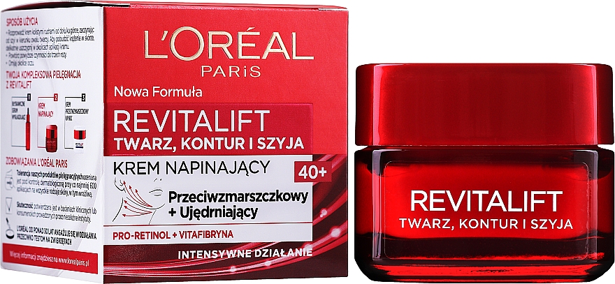 Anti-Aging Creme für Gesicht, Kontur und Hals - L'Oreal Paris Revitalift — Bild N2