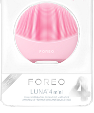 Doppelseitiges Massagegerät für das Gesicht - Foreo Luna 4 Mini Dual-Sided Facial Cleansing Massager Pearl Pink — Bild N4