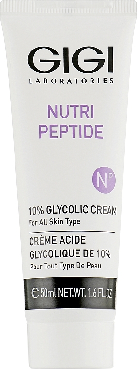 Peptidcreme mit 10% Glykolsäure - Gigi Nutri-Peptide 10% Glycolic Cream — Bild N1