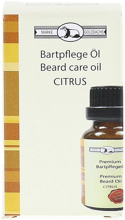 Bartöl Zitrus - Golddachs Beard Oil Citrus — Bild N3