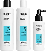 Pflegeset für Männer - Nioxin System 3 Loyalty Kit (shmp/300ml + h/cond/300ml + h/serum/100ml) — Bild N1