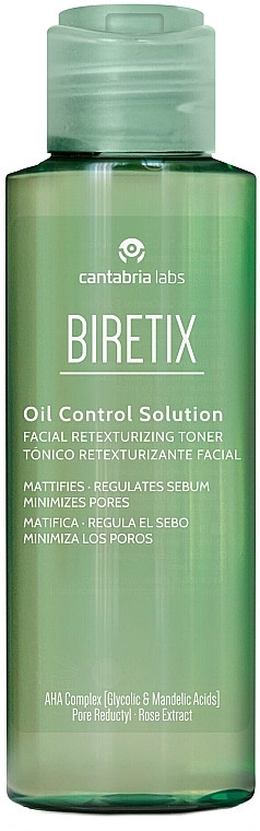 Gesichtstonikum - Cantabria Labs Biretix Oil Control Solution Facial Retexturizing Toner — Bild N1