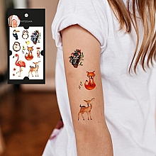 Temporäre Tattoos Koala und 7 Tiere - Tattooshka — Bild N4