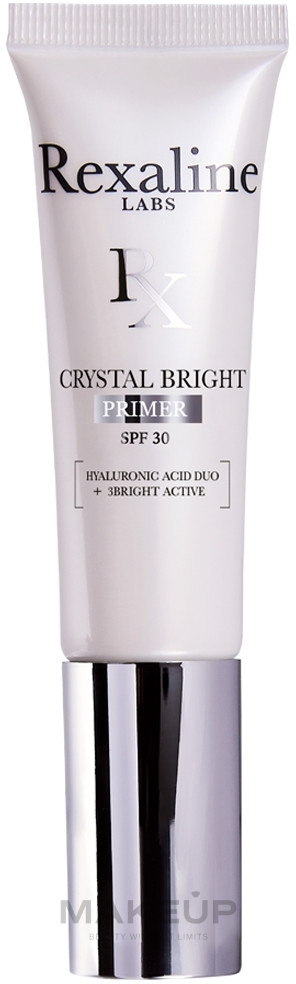 Sonnenschutzprimer für das Gesicht - Rexaline Crystal Bright Primer SPF30 — Bild 30 ml