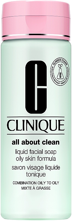 Flüssigseife für Mischhaut und fettige Haut - Clinique Liquid Facial Soap Oily Skin Formula