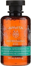 Düfte, Parfümerie und Kosmetik Duschgel mit Feige und ätherischen Ölen - Apivita Refreshing Fig Shower Gel with Essential Oils