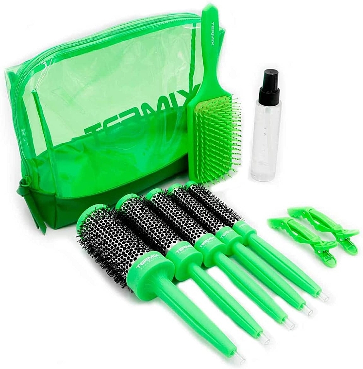 Haarset 10 St. - Termix Brushing Pack in 3 Steps Green — Bild N1