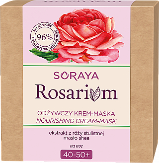 Pflegende Nachtmaske mit Rosenextrakt - Soraya Rosarium Nourishing Night Cream Mask — Bild N2