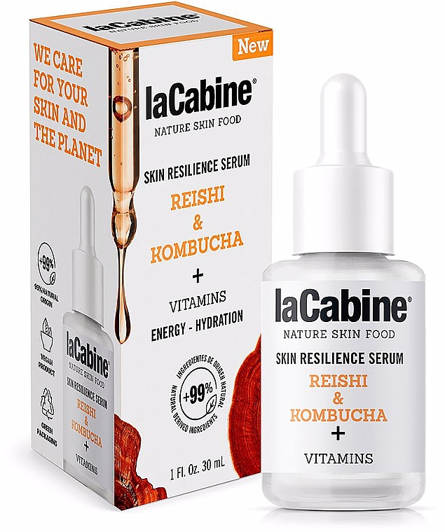 Feuchtigkeitsspendendes Gesichtsserum - La Cabine Nature Skin Food Skin Resilience Serum — Bild N2