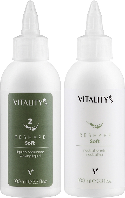 Haarpflegeset für empfindliches und sehr empfindliches Haar - Vitality's Reshape Soft 2 (Haarlotion 2x100ml) — Bild N2