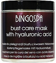 Düfte, Parfümerie und Kosmetik Schokoladenmaske zur Büstenpflege mit Hyaluronsäure - BingoSpa Chocolate Breast Mask