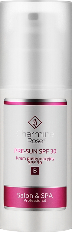 Feuchtigkeitsspendende und sonnenschutzende Tagescreme nach medizinischen Eingriffen - Charmine Rose Pre-Sun SPF 30 — Bild N4