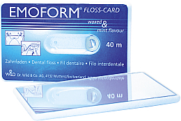 Zahnfaden mit Spiegel - Dr. Wild Emoform Floss Card — Bild N2