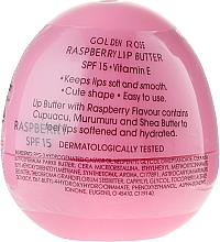 Lippenbutter mit Himbeeraroma SPF 15 - Golden Rose Lip Butter SPF15 Raspberry — Bild N1