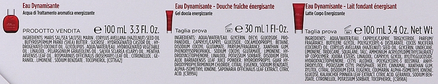 Clarins Eau Dynamisante - Duftset (Eau de Toilette 100ml + Körperlotion 100ml + Duschgel 30ml)  — Bild N3