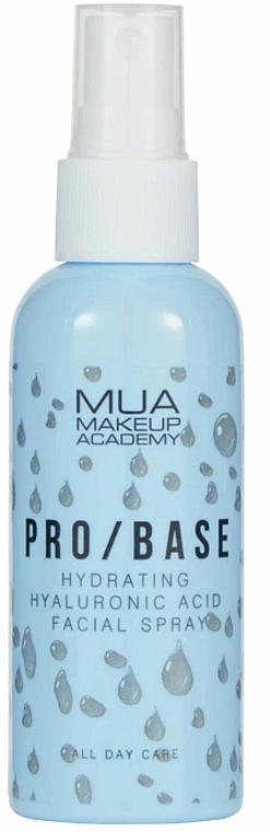 Feuchtigkeitsspendende Make-up Base in Sprayform mit Hyaluronsäure - MUA Pro Base Hyaluronic Acid Facial Mist — Bild N1