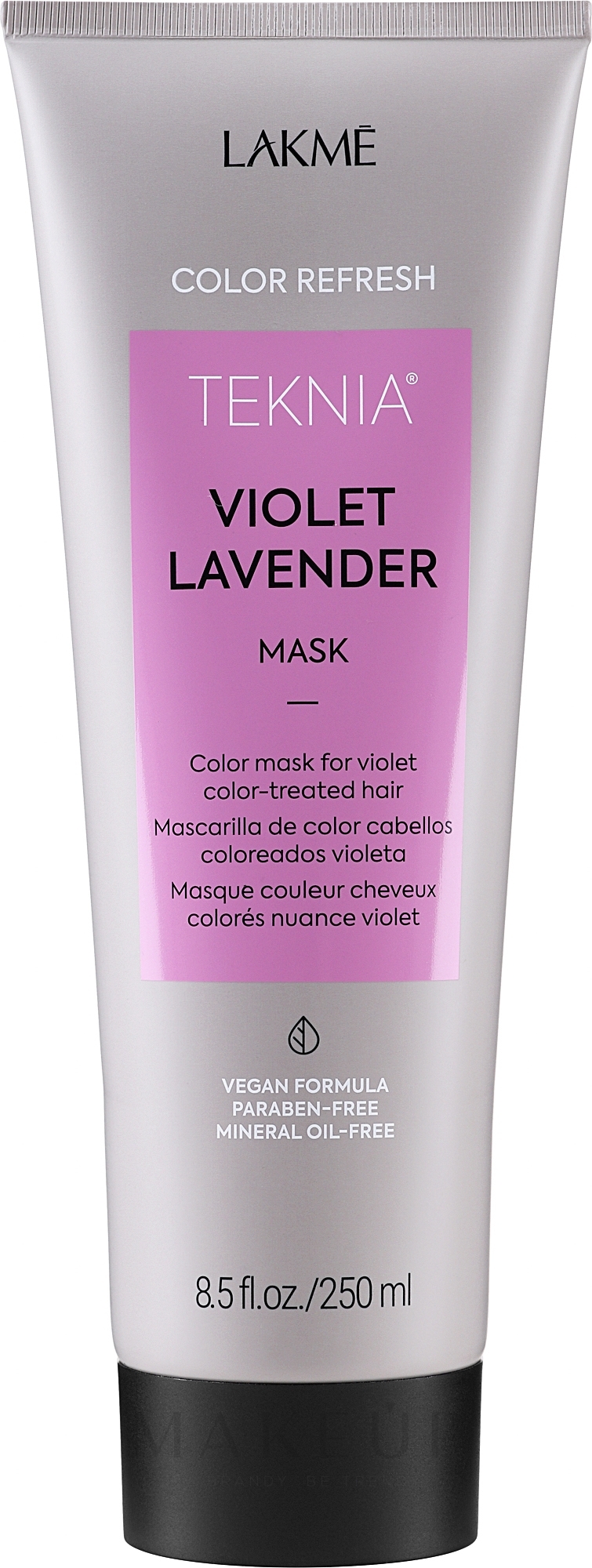 Haarmaske - Lakme Teknia Color Refresh Violet Lavender Mask — Bild 250 ml